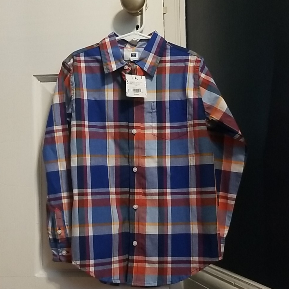 Janie and Jack Boys Button Down Shirt